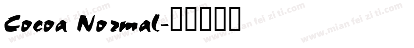 Cocoa Normal字体转换
